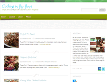 Tablet Screenshot of cookinginflipflops.com